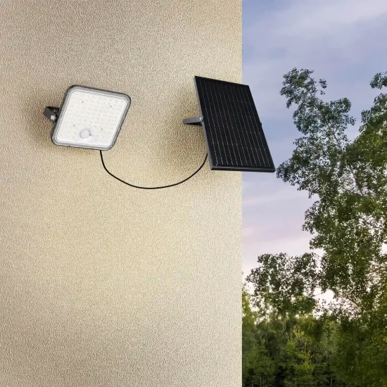 APLIQUE EXTERIOR SOLAR 18W 2600K SENSOR BASCULANTE IP65 ACORUS