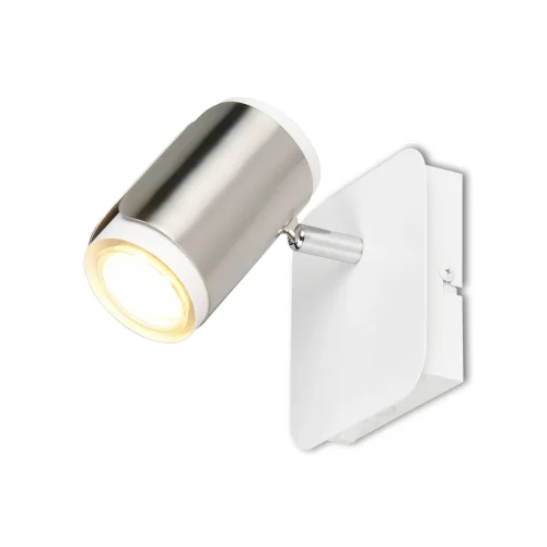 FOCO DE PARED/TECHO GU10 METAL NÍQUEL MATE GIADA