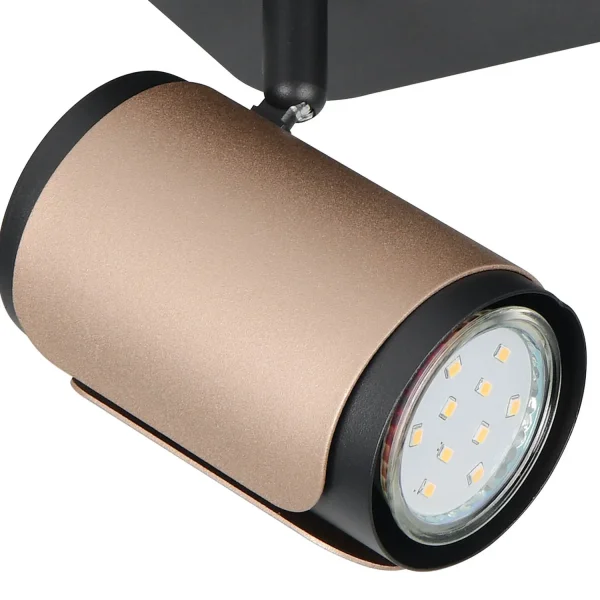 FOCO DE PARED/TECHO GU10 METAL COFFEE GIADA FOCO DE PARED/TECHO GU10 METAL COFFEE GIADA