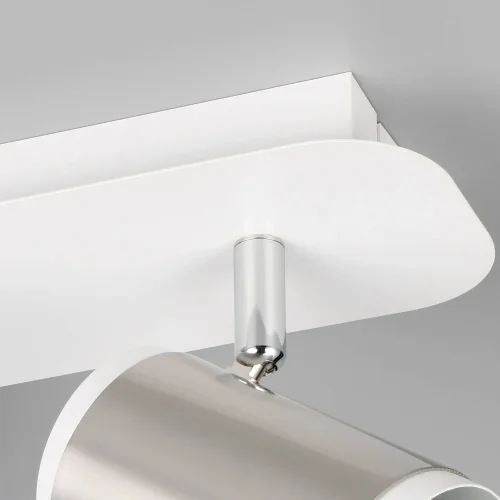 FOCO DE PARED/TECHO 2 LUCES GU10 METAL NÍQUEL MATE GIADA FOCO DE PARED/TECHO 2 LUCES GU10 METAL NÍQUEL MATE GIADA