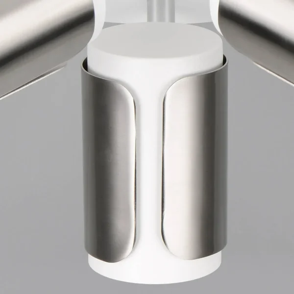 FOCO DE PARED/TECHO 3 LUCES GU10 METAL NÍQUEL MATE GIADA FOCO DE PARED/TECHO 3 LUCES GU10 METAL NÍQUEL MATE GIADA