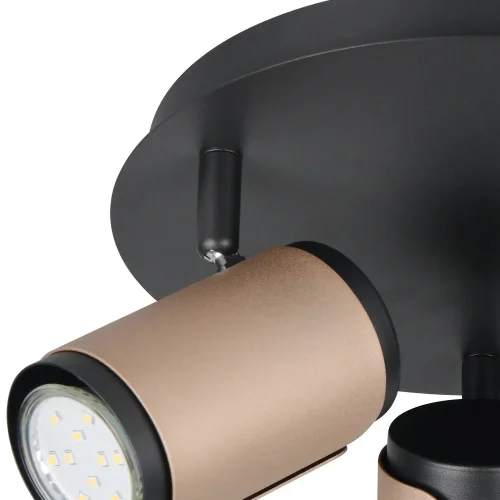 FOCO DE PARED/TECHO 3 LUCES GU10 METAL COFFEE GIADA FOCO DE PARED/TECHO 3 LUCES GU10 METAL COFFEE GIADA