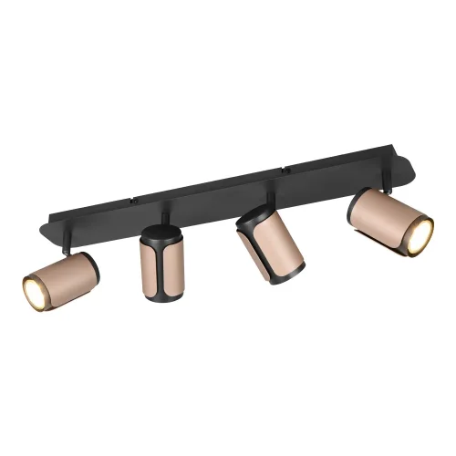 FOCO DE PARED/TECHO 4 LUCES GU10 METAL COFFEE GIADA FOCO DE PARED/TECHO 4 LUCES GU10 METAL COFFEE GIADA