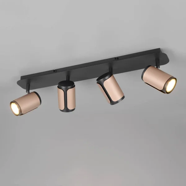FOCO DE PARED/TECHO 4 LUCES GU10 METAL COFFEE GIADA FOCO DE PARED/TECHO 4 LUCES GU10 METAL COFFEE GIADA
