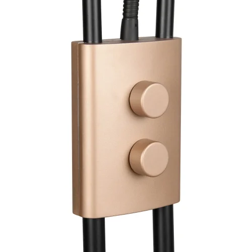 LÁMPARA DE PIE LED 18W+3,8W 3000K METAL COFFEE CASCADA LÁMPARA DE PIE LED 18W+3,8W 3000K METAL COFFEE CASCADA