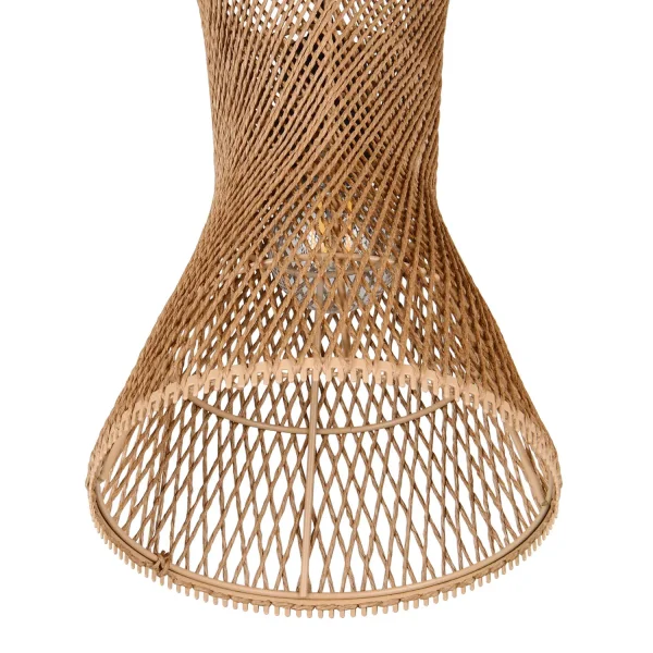 LÁMPARA DE TECHO COLGANTE E27 PAPIERGARN MARRÓN NAHELE LÁMPARA DE TECHO COLGANTE E27 PAPIERGARN MARRÓN NAHELE