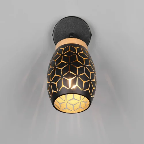 APLIQUE DE PARED 1 LUZ METAL NEGRO E14 BIRKITA APLIQUE DE PARED 1 LUZ METAL NEGRO E14 BIRKITA