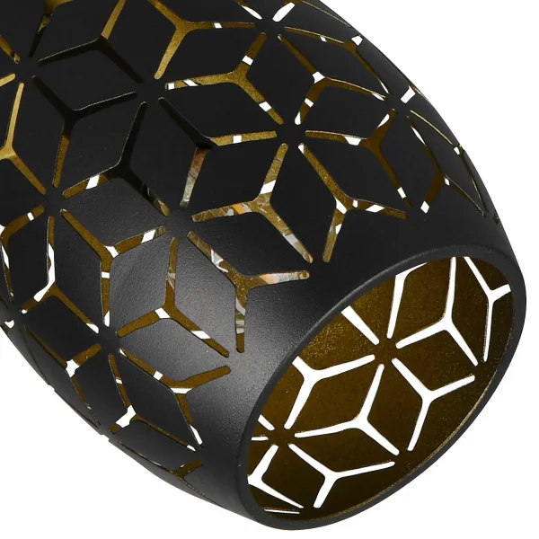 APLIQUE DE PARED 1 LUZ METAL NEGRO E14 BIRKITA APLIQUE DE PARED 1 LUZ METAL NEGRO E14 BIRKITA