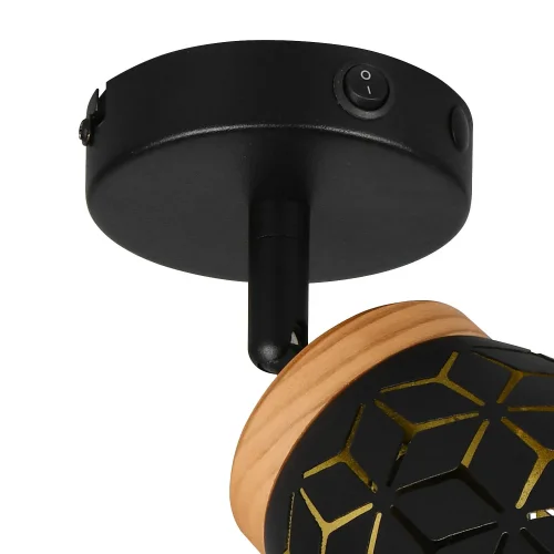 APLIQUE DE PARED 1 LUZ METAL NEGRO E14 BIRKITA APLIQUE DE PARED 1 LUZ METAL NEGRO E14 BIRKITA