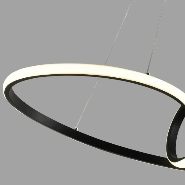 LÁMPARA DE TECHO LED 39W REGULABLE COLOR/INTENSIDAD NEGRA OLIMPO