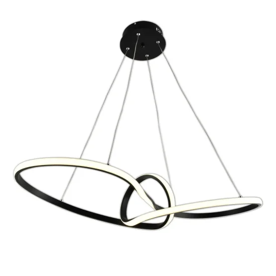 LÁMPARA DE TECHO LED 39W REGULABLE COLOR/INTENSIDAD NEGRA OLIMPO 2