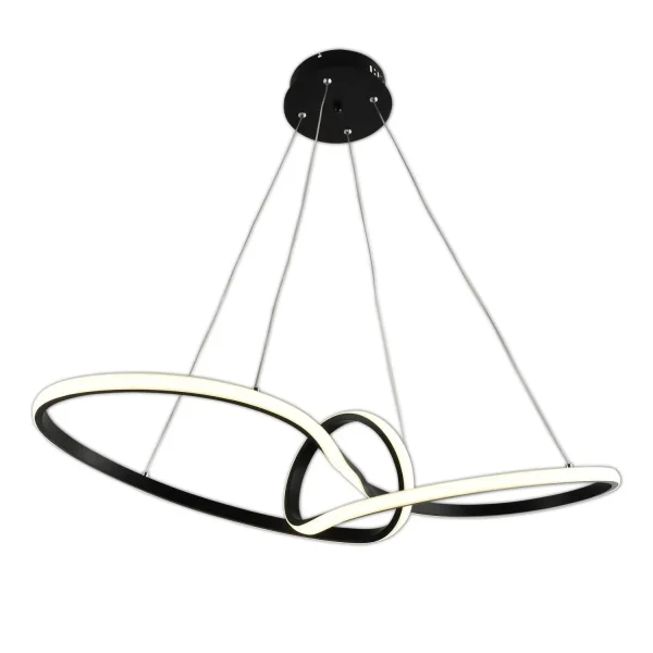 LÁMPARA DE TECHO LED 39W REGULABLE COLOR/INTENSIDAD NEGRA OLIMPO