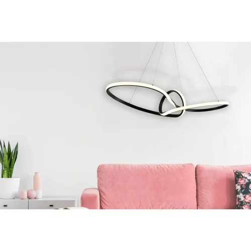 LÁMPARA DE TECHO LED 39W REGULABLE COLOR/INTENSIDAD NEGRA OLIMPO