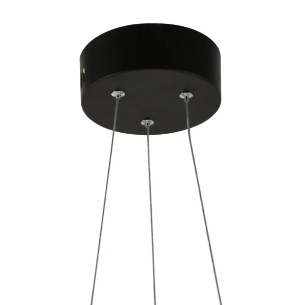 LÁMPARA DE TECHO LED 39W 4000K REGULABLE INTENSIDAD NEGRO OLIMPO