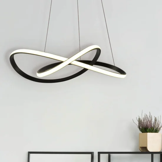 LÁMPARA DE TECHO LED 39W 4000K REGULABLE INTENSIDAD NEGRO OLIMPO