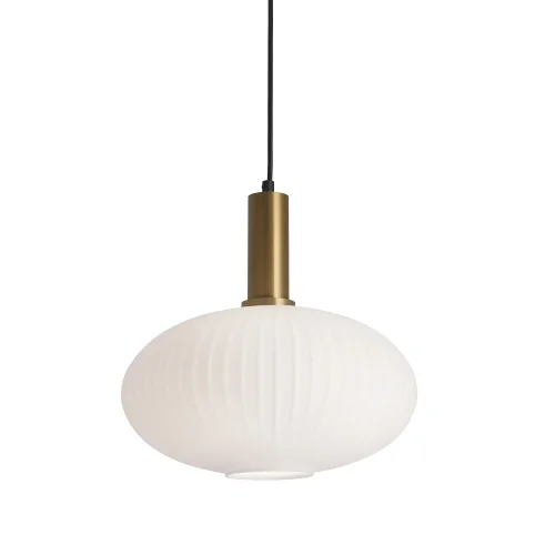 LÁMPARA DE TECHO 1 LUZ TULIPA BLANCO OPAL Ø30 E27 SHELBY