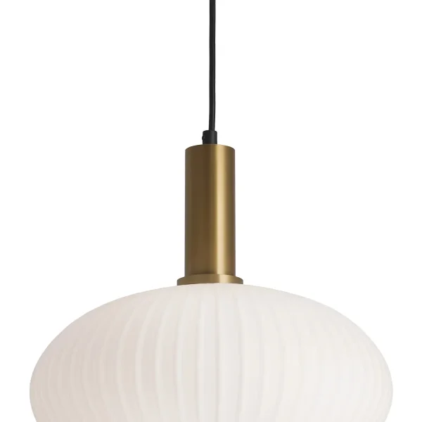 LÁMPARA DE TECHO 1 LUZ TULIPA BLANCO OPAL Ø30 E27 SHELBY