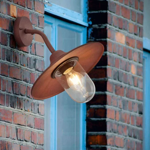 APLIQUE EXTERIOR E27 IP44 ÓXIDO TULSI