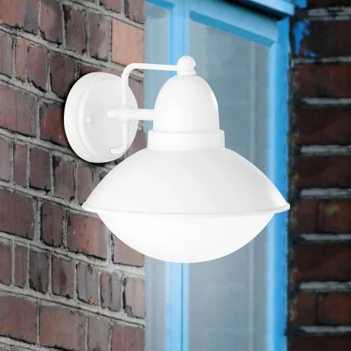 APLIQUE EXTERIOR PÓLUX ALUMINIO BLANCO