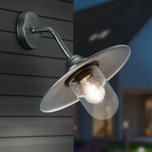 APLIQUE EXTERIOR E27 IP44 ZINC TULSI