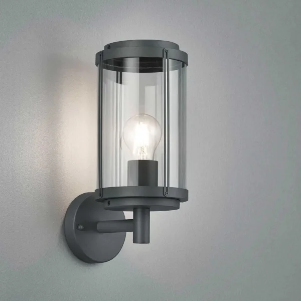 APLIQUE EXTERIOR E27 IP44 ANTRACITA TRILLIUM