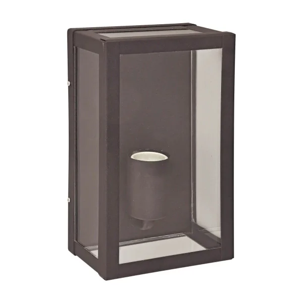 APLIQUE EXTERIOR GLADIOLA MARRÓN ÓXIDO