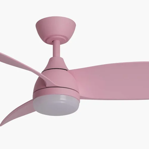VENTILADOR INFANTIL CON LUZ LED 17W 3 ASPAS REGULABLE ROSA AERIS