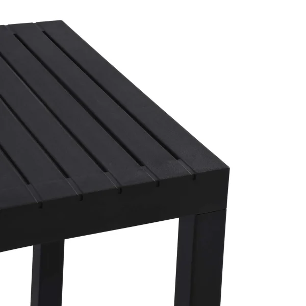 MESA DE JARDIN ELVO NEGRA