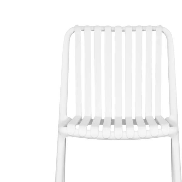 SILLA DE JARDIN POLIPROPILENO BLANCA EOLIA