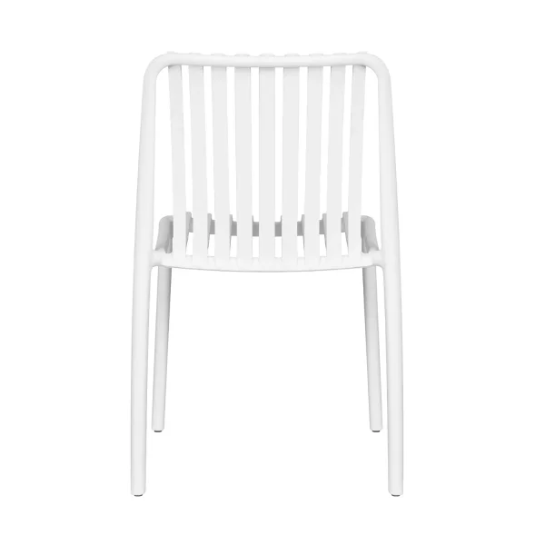 SILLA DE JARDIN POLIPROPILENO BLANCA EOLIA