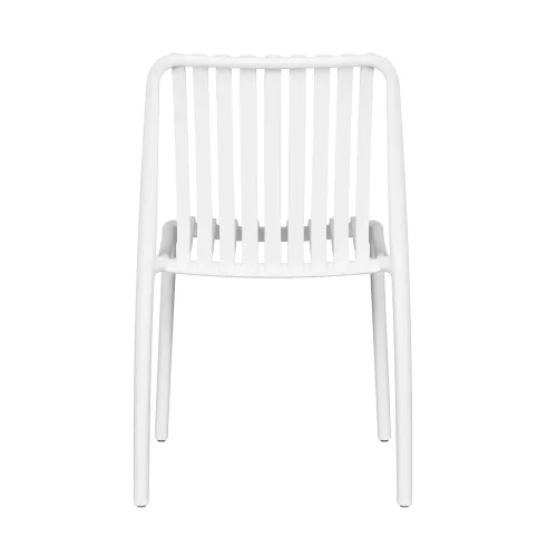 SILLA DE JARDIN POLIPROPILENO BLANCA EOLIA