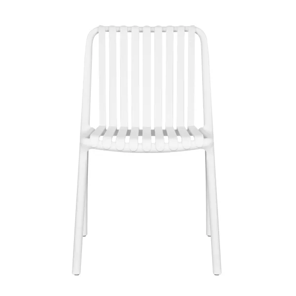 SILLA DE JARDIN POLIPROPILENO BLANCA EOLIA