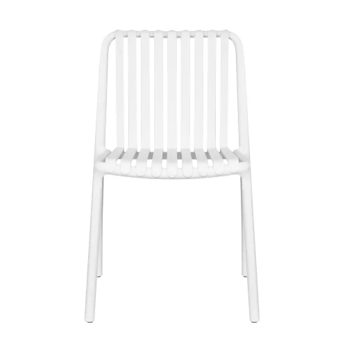 SILLA DE JARDIN POLIPROPILENO BLANCA EOLIA