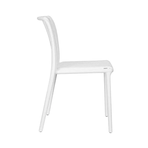 SILLA DE JARDIN POLIPROPILENO BLANCA EOLIA