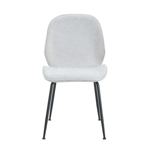 SILLA ASHCROFT TEXTIL ARENA PATAS NEGRAS