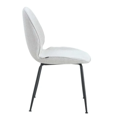 SILLA ASHCROFT TEXTIL ARENA PATAS NEGRAS