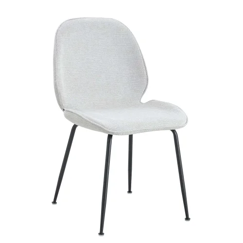 SILLA ASHCROFT TEXTIL ARENA PATAS NEGRAS