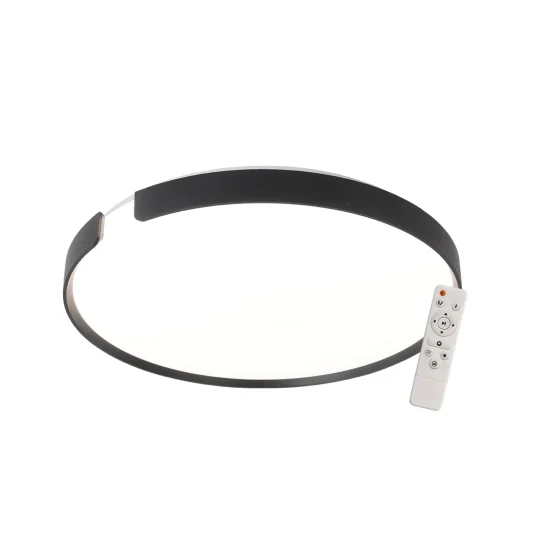 PLAFÓN DE TECHO LED 53W REGULABLE Ø50CM NEGRO NASHVILLE