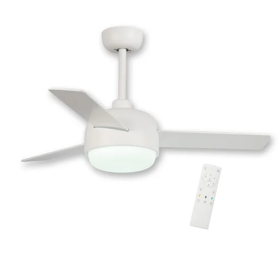 VENTILADOR DE TECHO LED 24 W REGULABLE BLANCO RIVERDALE