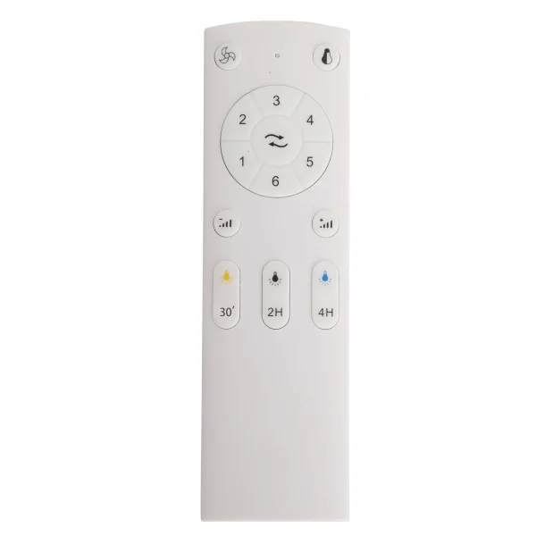 VENTILADOR DE TECHO CON LUZ LED 17W REGULABLE BLANCO NEW LORENZO