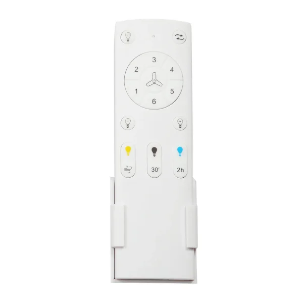 VENTILADOR DE TECHO CON LUZ 24W MOTOR DC 3 ASPAS ROSA/MADERA RIVERDALE