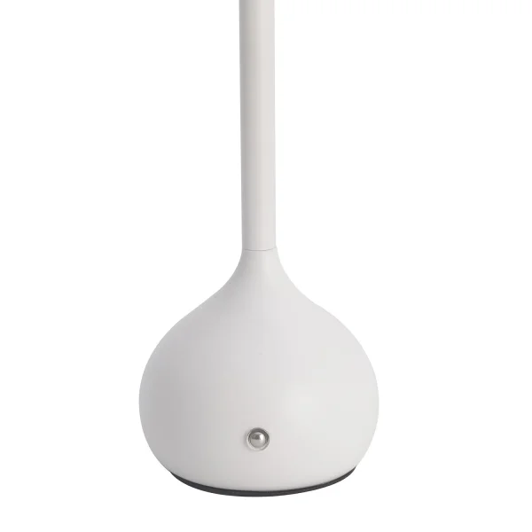 LÁMPARA DE MESA LED RECARGABLE INALÁMBRICA 203LM BLANCA IP44 SOLEA