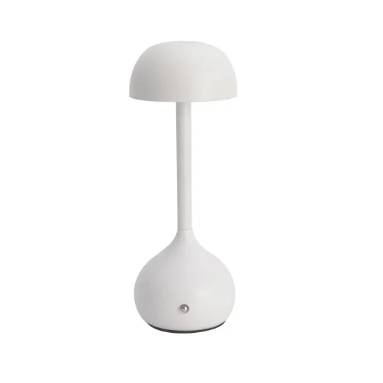 LÁMPARA DE MESA LED RECARGABLE INALÁMBRICA 203LM BLANCA IP44 SOLEA 2