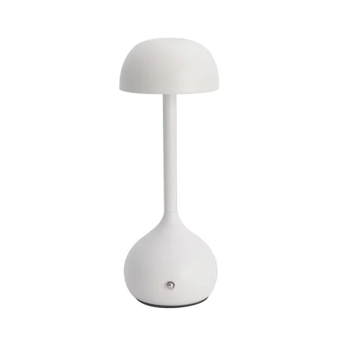 LÁMPARA DE MESA LED RECARGABLE INALÁMBRICA 203LM BLANCA IP44 SOLEA