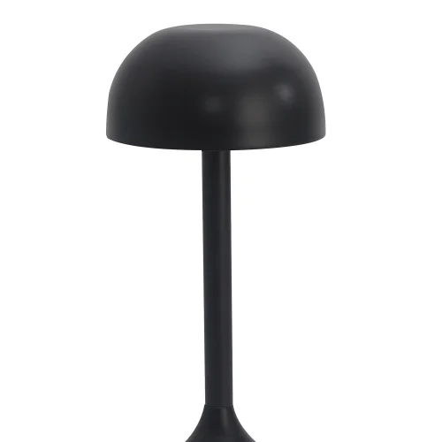 LÁMPARA DE MESA LED RECARGABLE INALÁMBRICA 203LM NEGRA IP44 SOLEA