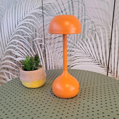 LÁMPARA DE MESA LED RECARGABLE INALÁMBRICA 203LM TERRACOTA IP44 SOLEA