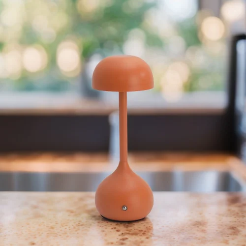 LÁMPARA DE MESA LED RECARGABLE INALÁMBRICA 203LM TERRACOTA IP44 SOLEA