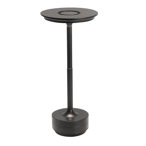 LÁMPARA DE MESA LED RECARGABLE INALÁMBRICA 213LM NEGRA IP44 ESTIVA