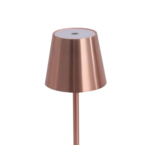 LÁMPARA DE MESA LED RECARGABLE INALÁMBRICA 229LM ORO ROSA IP44 SIRANA