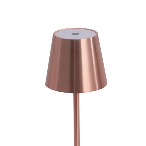 LÁMPARA DE MESA LED RECARGABLE INALÁMBRICA 229LM ORO ROSA IP44 SIRANA